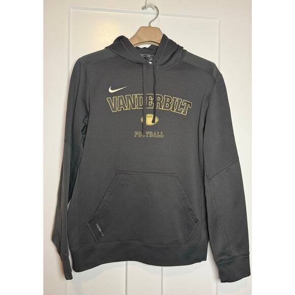 Nike Vanderbilt Commodores Football Hoodie Medium Gray Pullover Graphic Mens - Picture 1 of 13